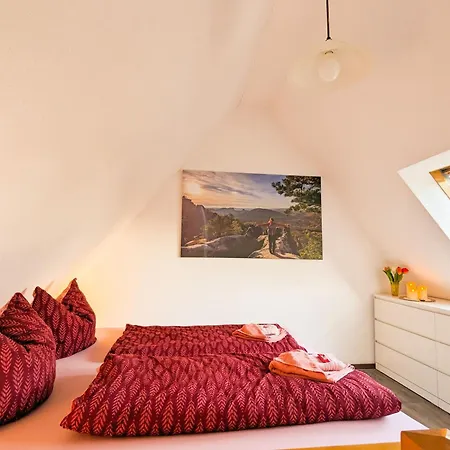 B7 - Urlaubsmagie Maisonette Mit Balkon Appartamento Lichtenhain (Sebnitz)