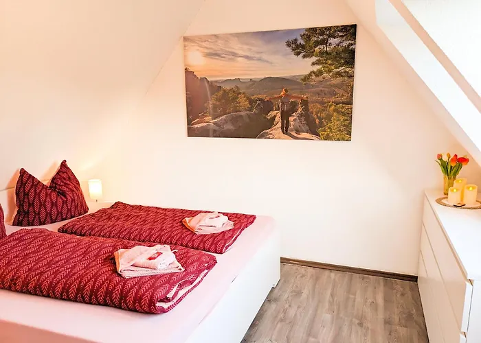 B7 - Urlaubsmagie Maisonette Mit Balkon Daire Lichtenhain (Sebnitz)