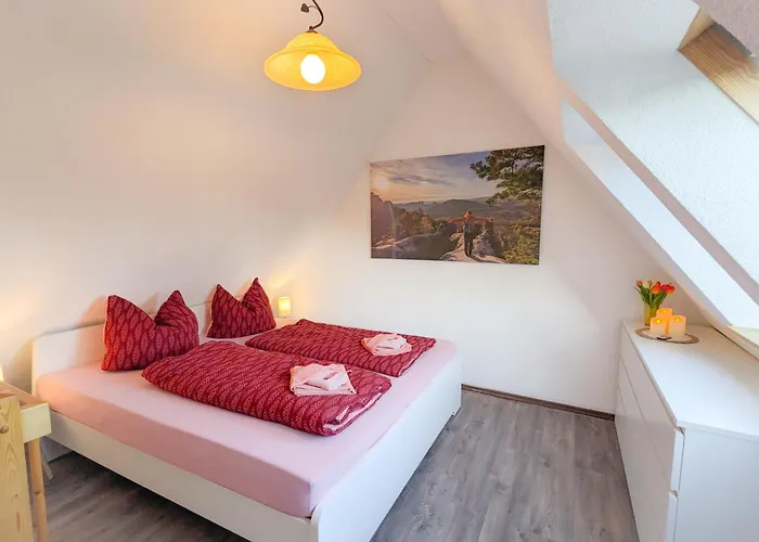 B7 - Urlaubsmagie Maisonette Mit Balkon Daire Lichtenhain (Sebnitz)